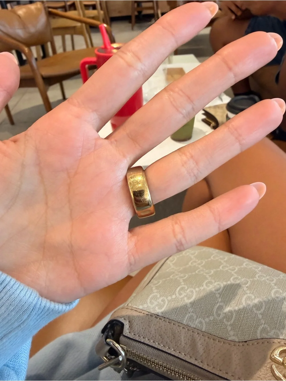 Oura ring gen 3, horizon gold